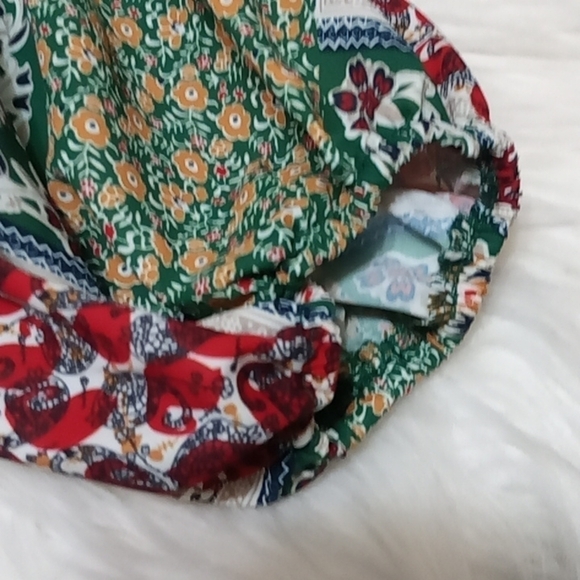 𝅺Bohemian Printed Mini Dress Medium - Picture 11 of 12